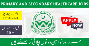 Primary and Secondary Healthcare Department Punjab Jobs